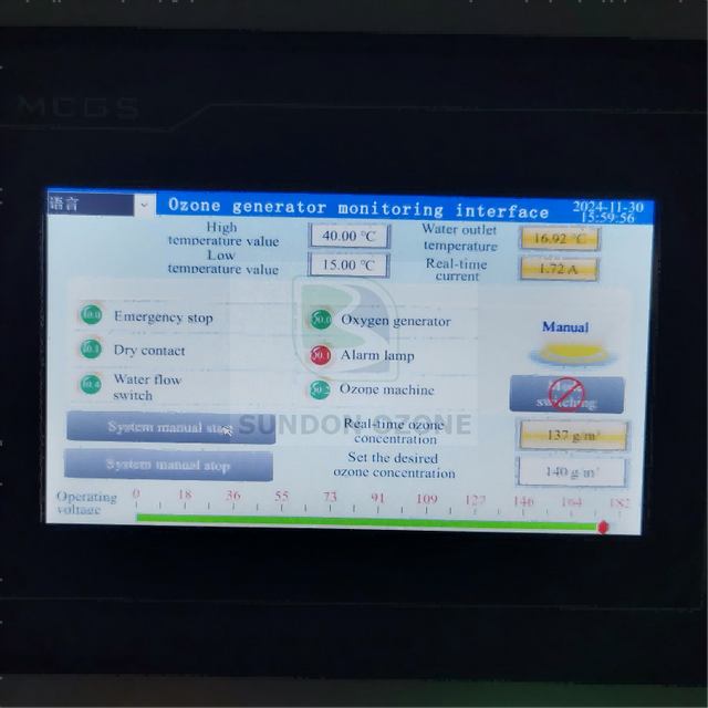 PLC Ozone Generator Machine for Water 